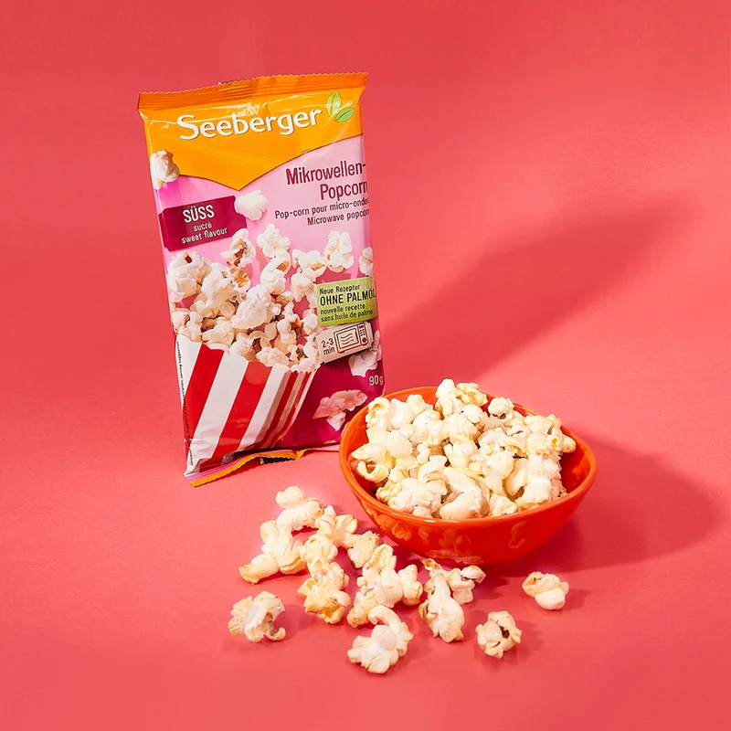 Mikrowellen-Popcorn - süß