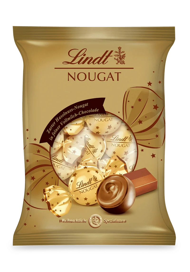 Lindt Nougat Kugeln Doppeldreh 101 g