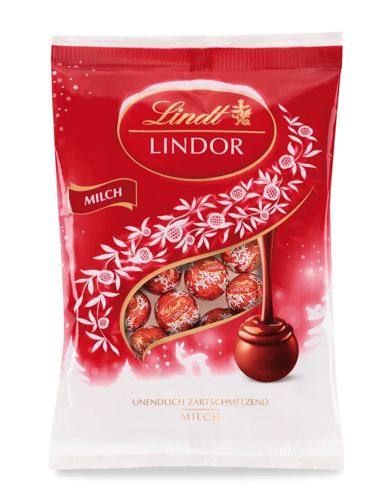 Lindt LINDOR Mini-Kugeln Milch 100 g