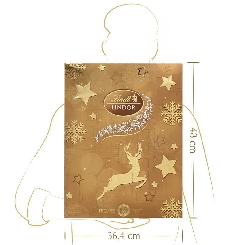 Lindt LINDOR Adventskalender 290 g
