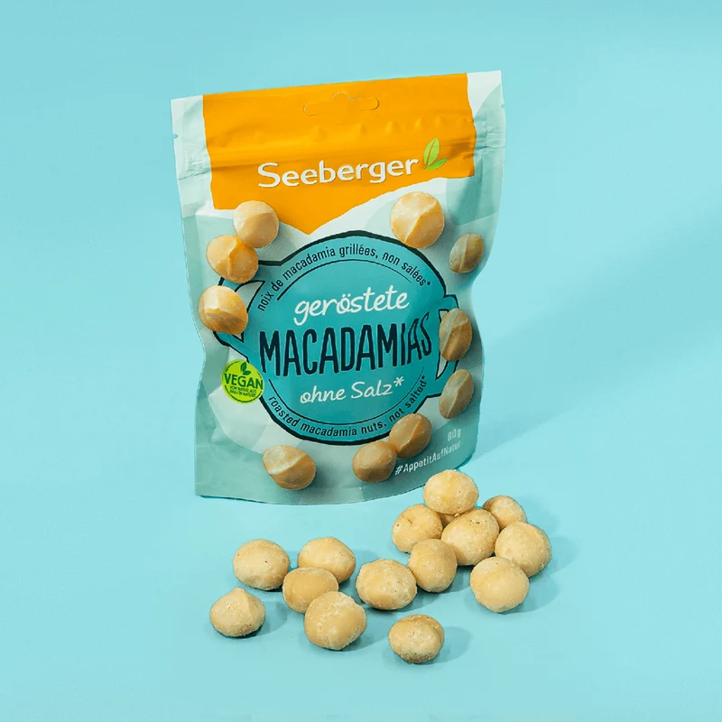 Geröstete Macadamias