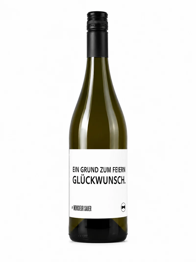 Glückwunsch-Geschenkbox "Alles Gute" mit Prosecco, Schokolade, Grissini - stilvoll schenken