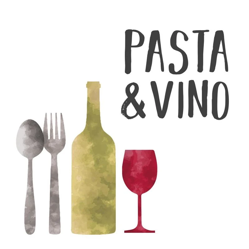 Servietten Pasta & Vino