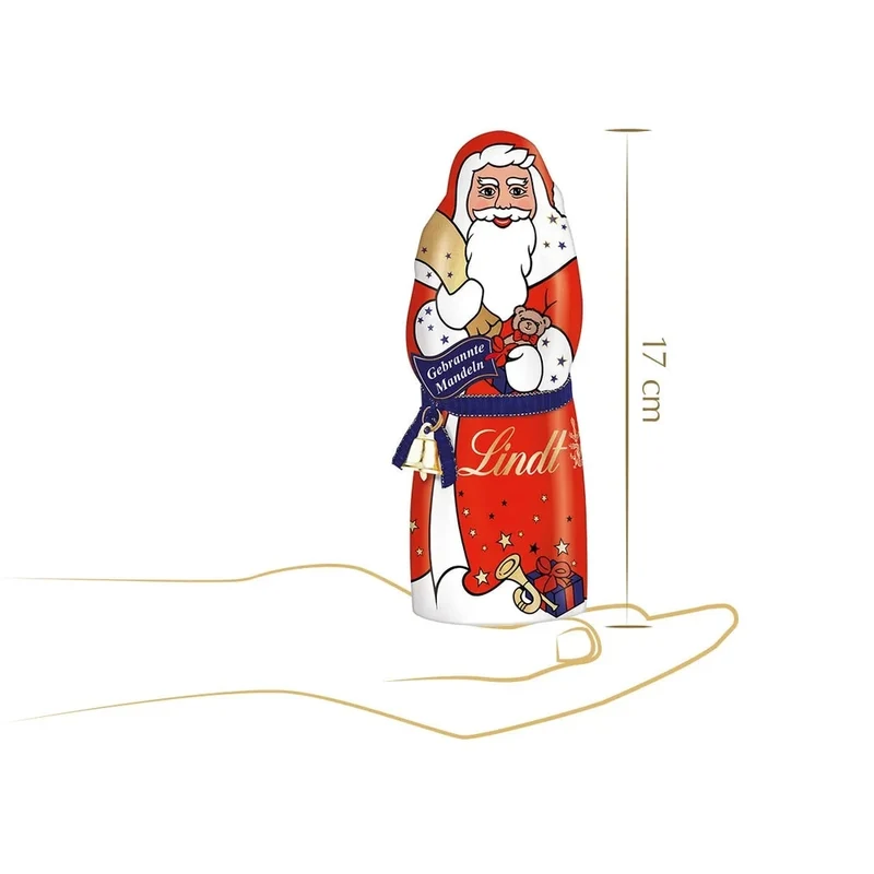 Lindt Weihnachtsmann Gebrannte Mandeln 125 g