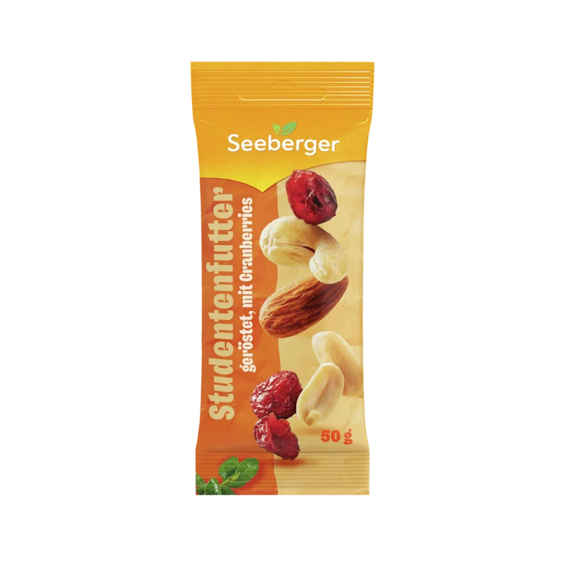 Studentenfutter mit Cranberries - geröstet