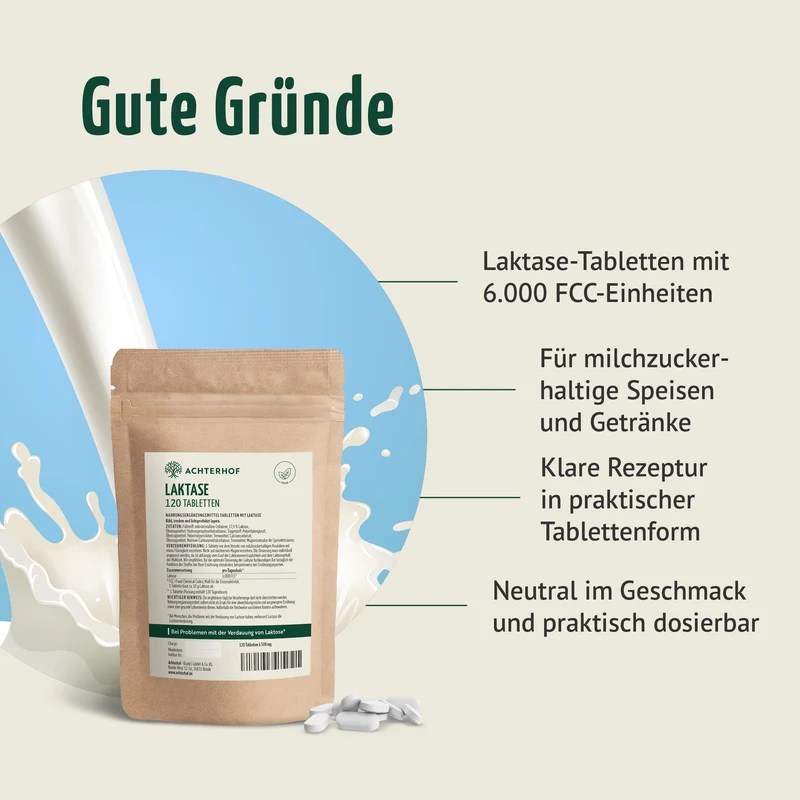 Laktase Tabletten (120 Tabletten)