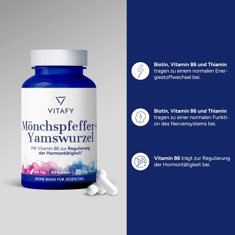 Mönchspfeffer + Yamswurzel (60 Kapseln)
