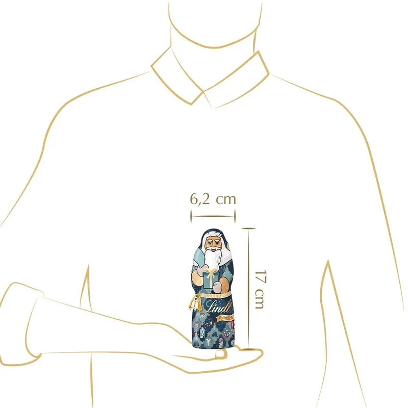 Lindt Weihnachtsmann Deko Edition 125 g