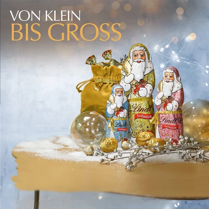 Lindt Weihnachtsmann Glamour 125 g