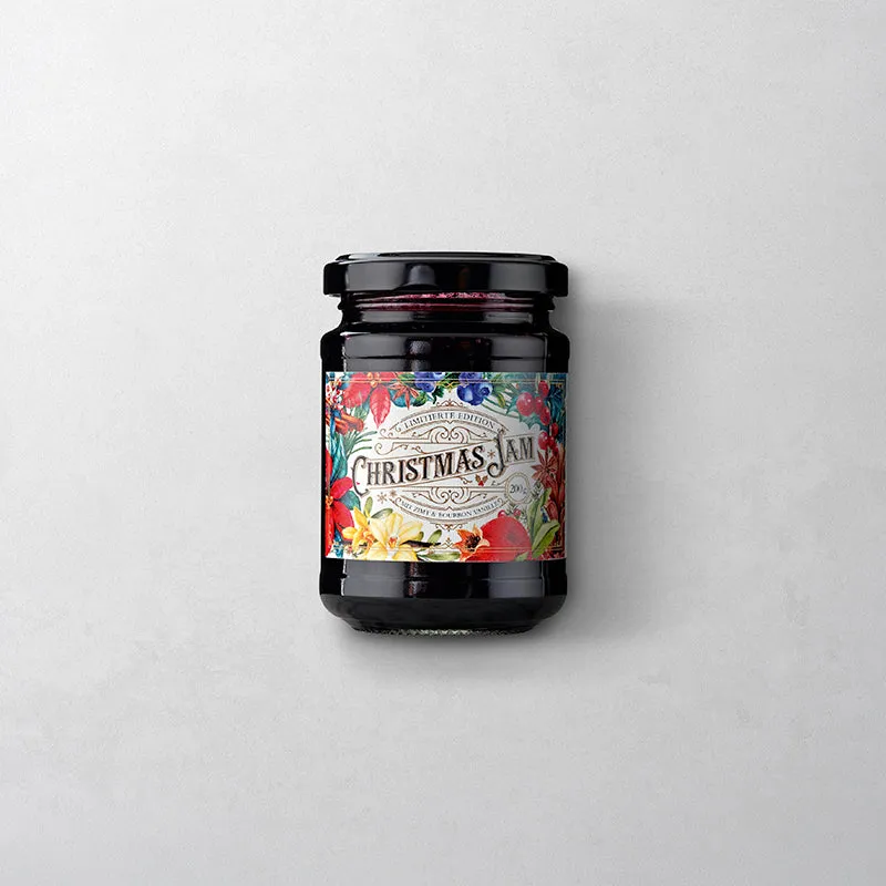 Weihnachtsmarmelade mit köstlichen Blaubeeren und Granatapfel für festliche Genüsse