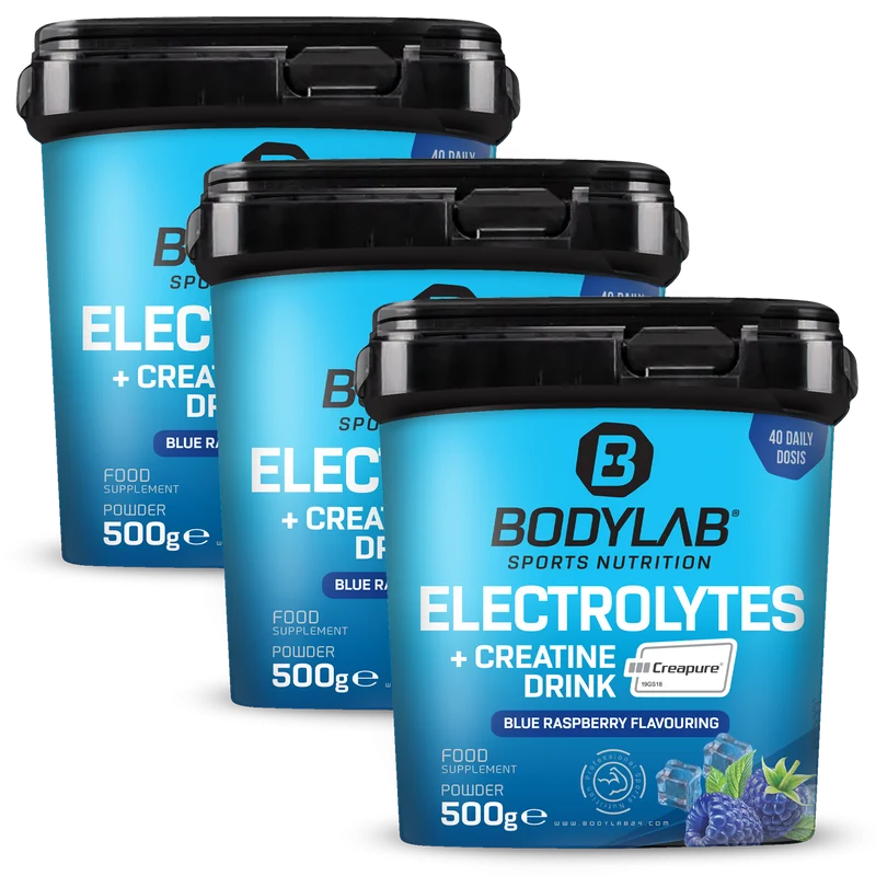 3 x Electrolytes + Creatine Drink (je 500g)