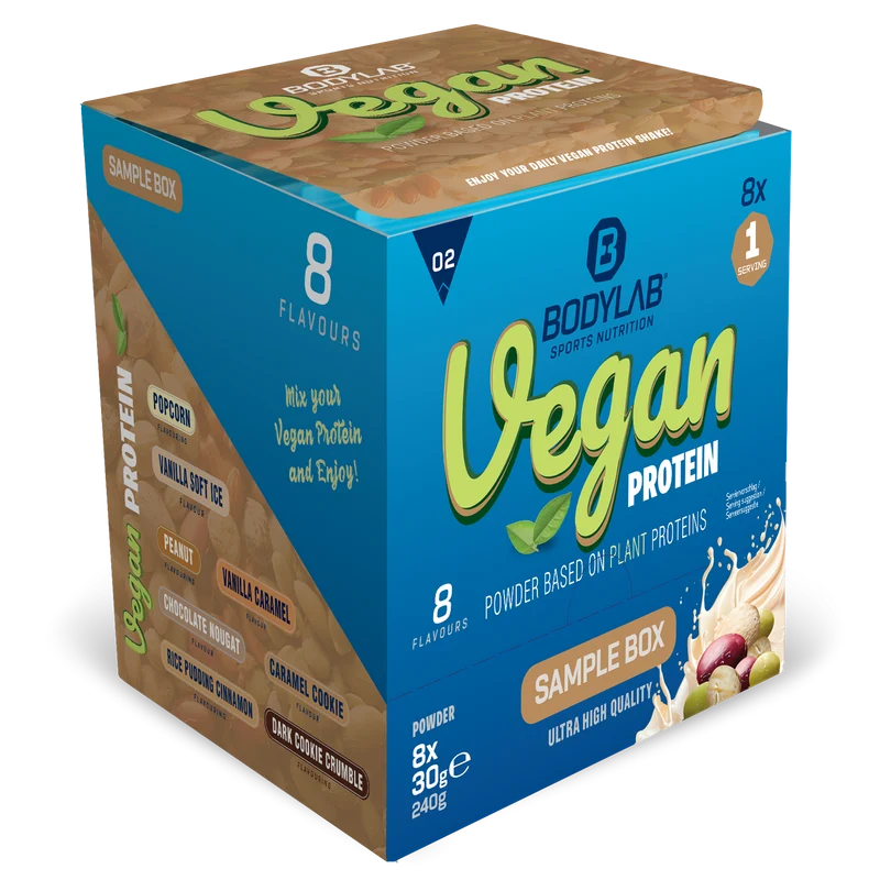 Vegan Protein Probierboxen (8 Proben je 30g)