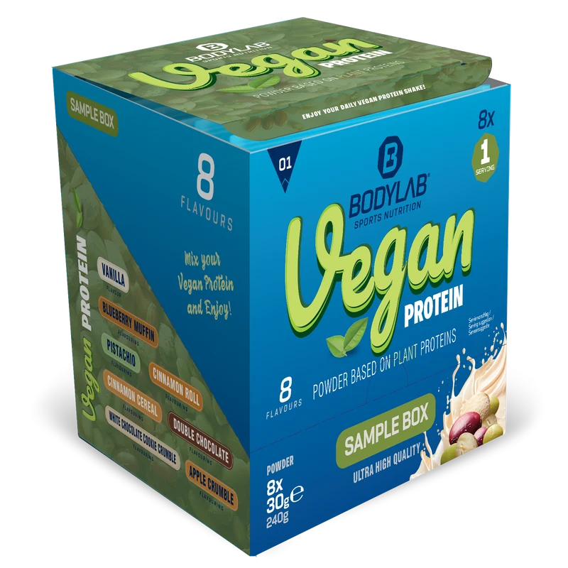 Vegan Protein Probierboxen (8 Proben je 30g)