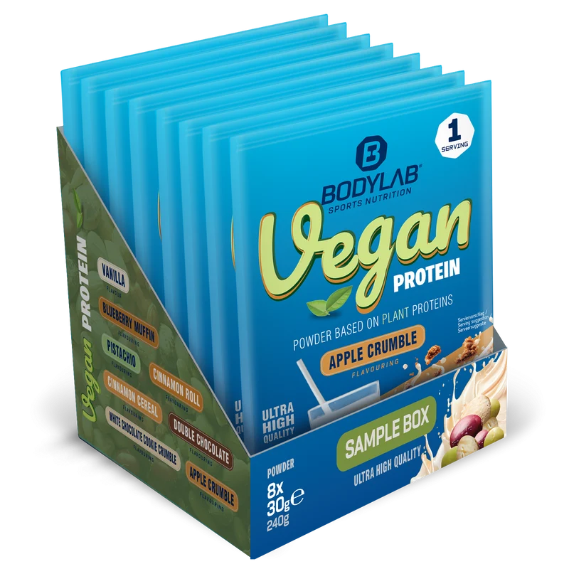 Vegan Protein Probierboxen (8 Proben je 30g)