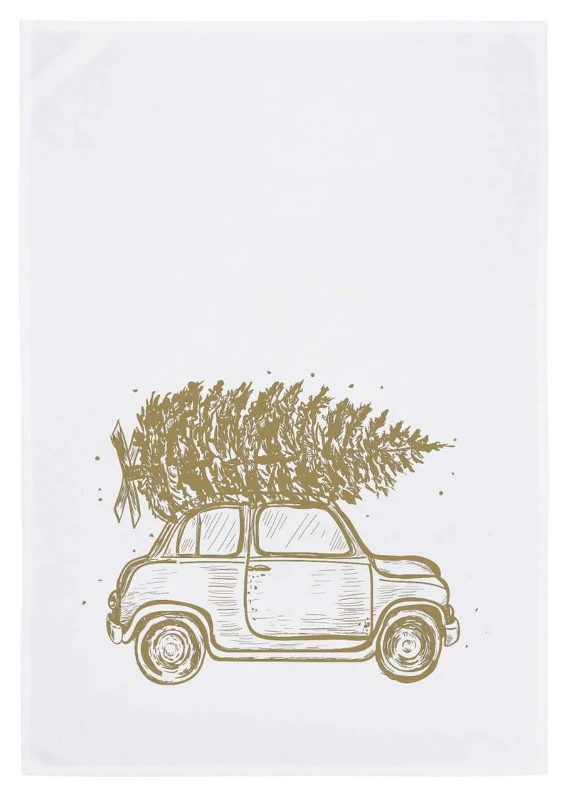 Geschirrtuch "Driving home for Christmas"