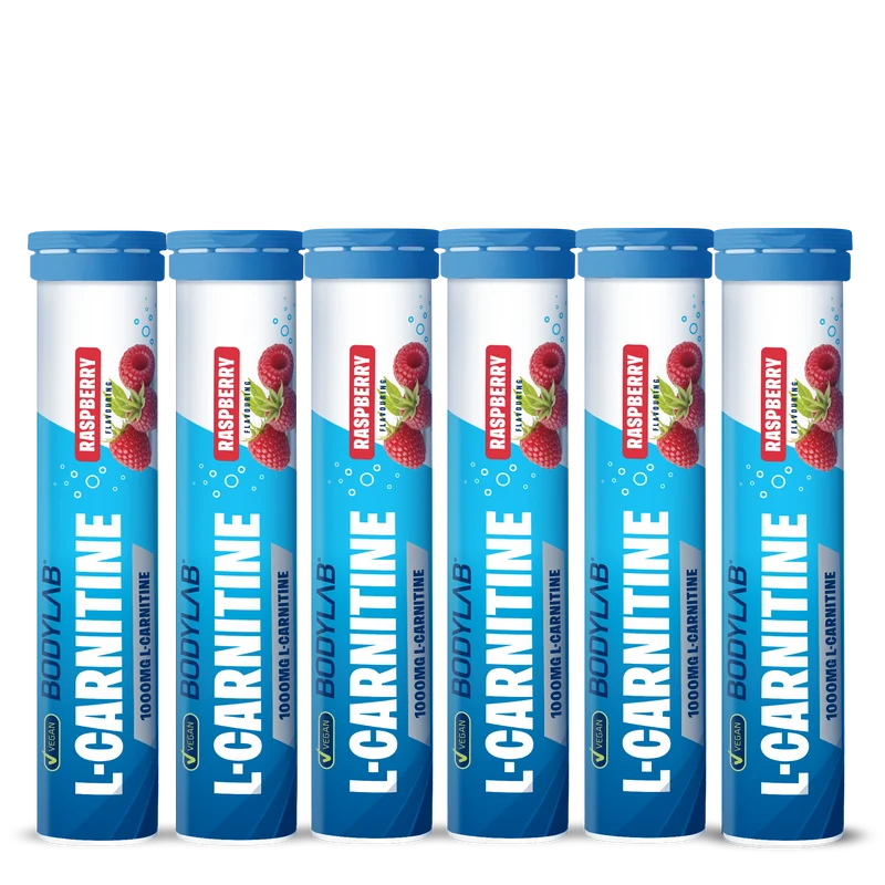 L-Carnitine - 6x 20 Brausetabletten - Raspberry Flavouring