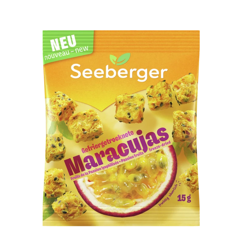 Gefriergetrocknete Maracujas