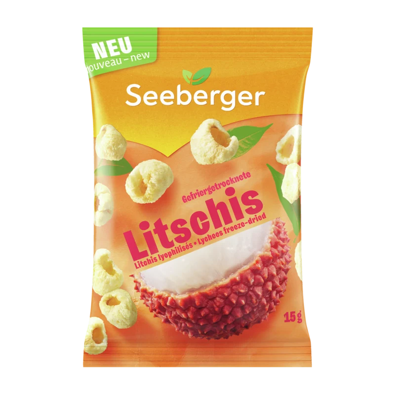Gefriergetrocknete Litschis