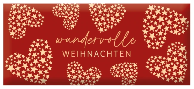 Mini-Schokolade "Wundervolle Weihnachten"