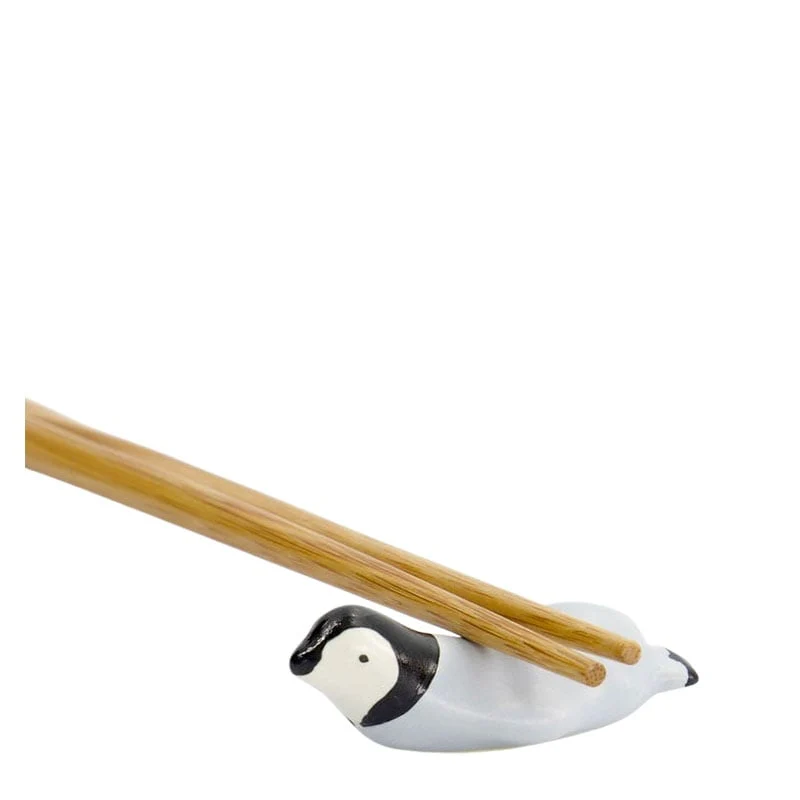 Japanische Essstäbchen-Ablage Pinguin