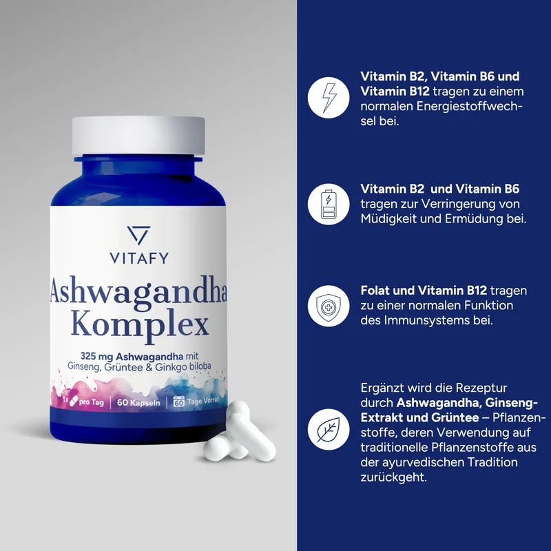 Ashwagandha Komplex (60 Kapseln)