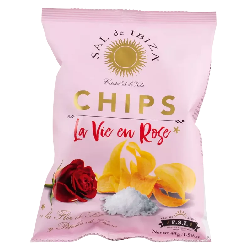 Chips "la vie en rose" von Sal de Ibiza