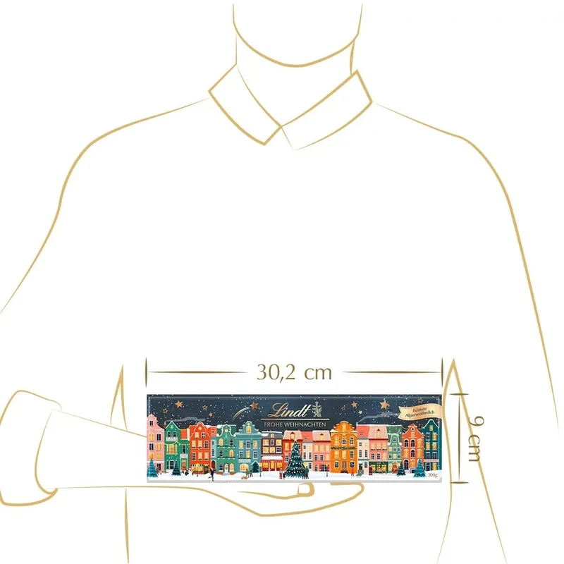 Lindt Winterhäuser Tafel Vollmilch 300 g