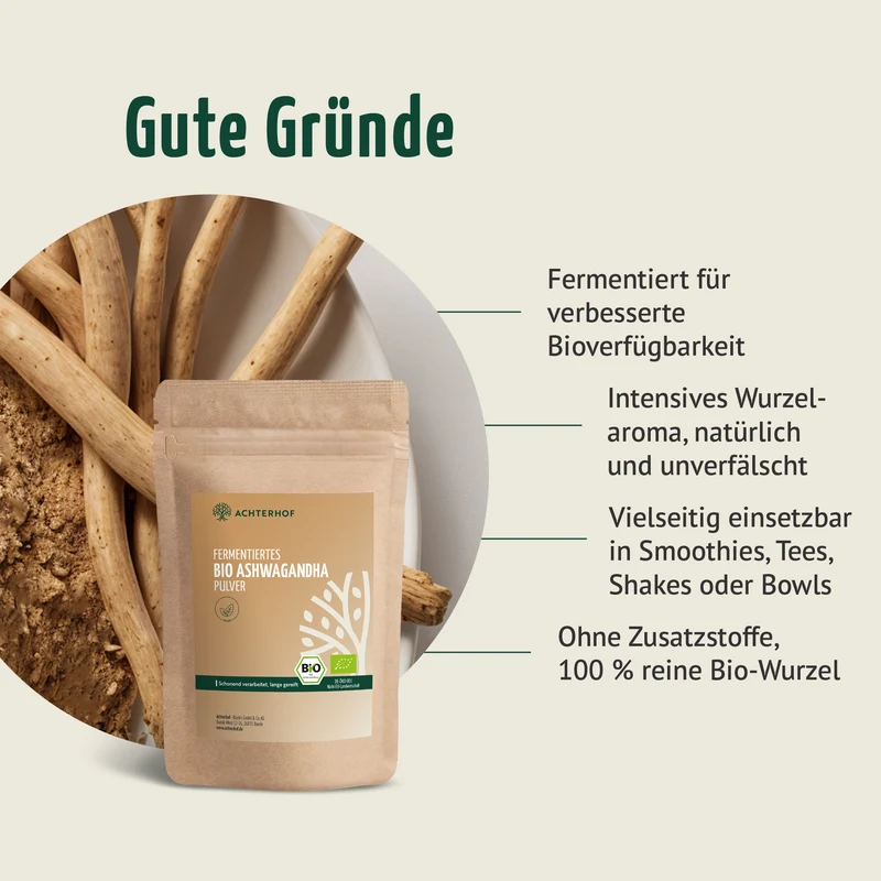 Bio Ashwagandha fermentiert (250g)