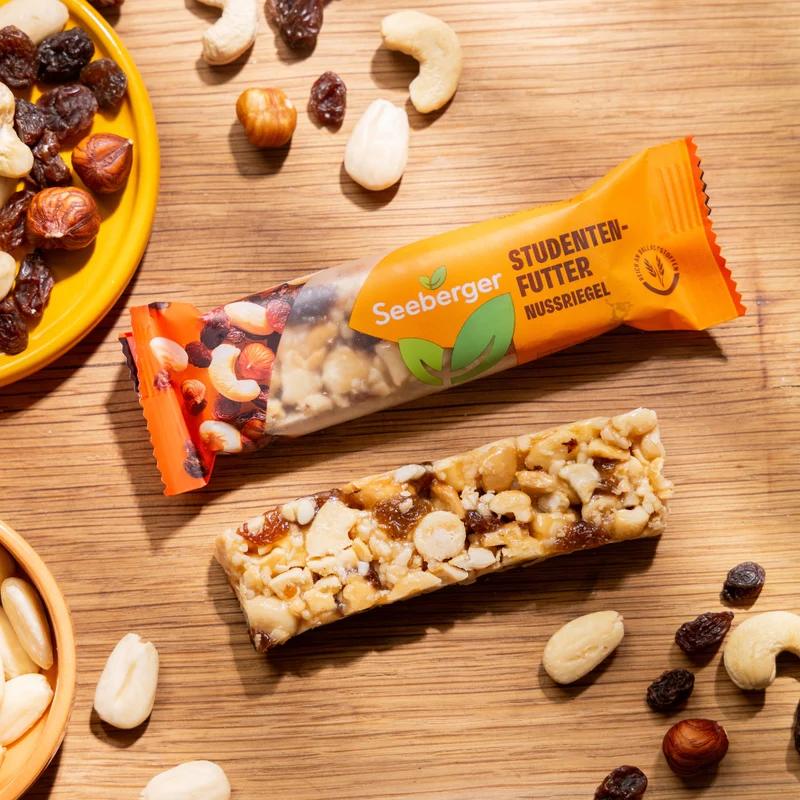 Studentenfutter Nussriegel