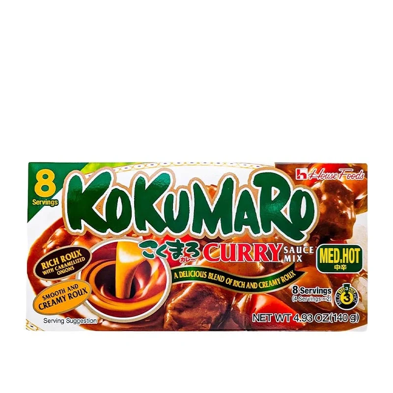 Kokumaro Japanisches Curry Mittelscharf 8 Portionen 140g