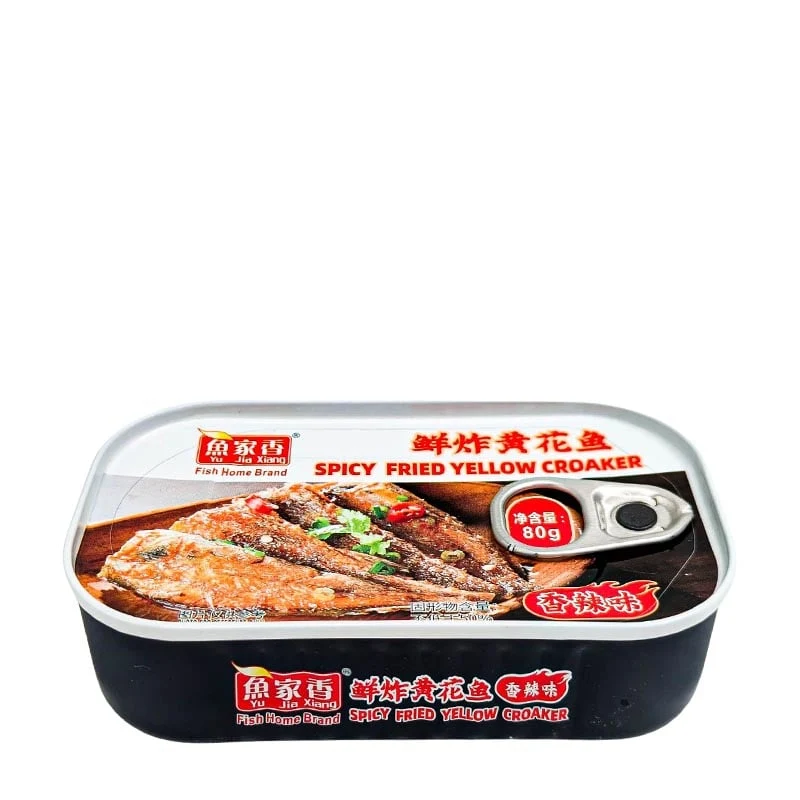 Frittierter Umberfisch (Croaker) in scharfer Sauce 80 g