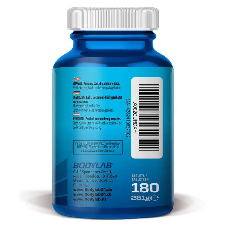 100% Magnesium Bisglycinat (180 Tabletten)