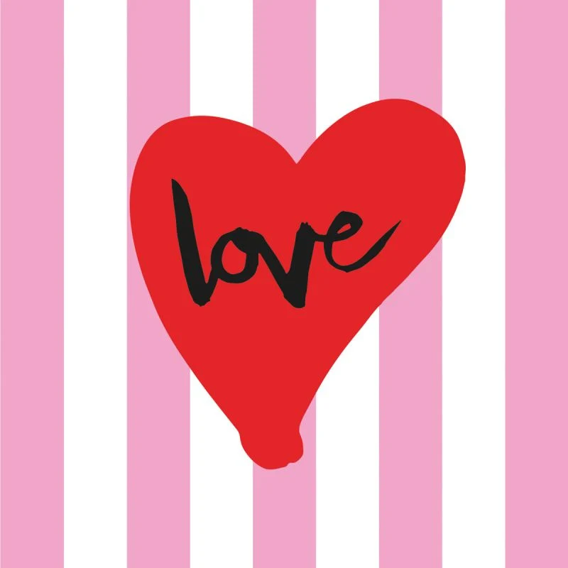 Servietten "Love"- ideal für Valentin, Geburtstag und Hochzeit