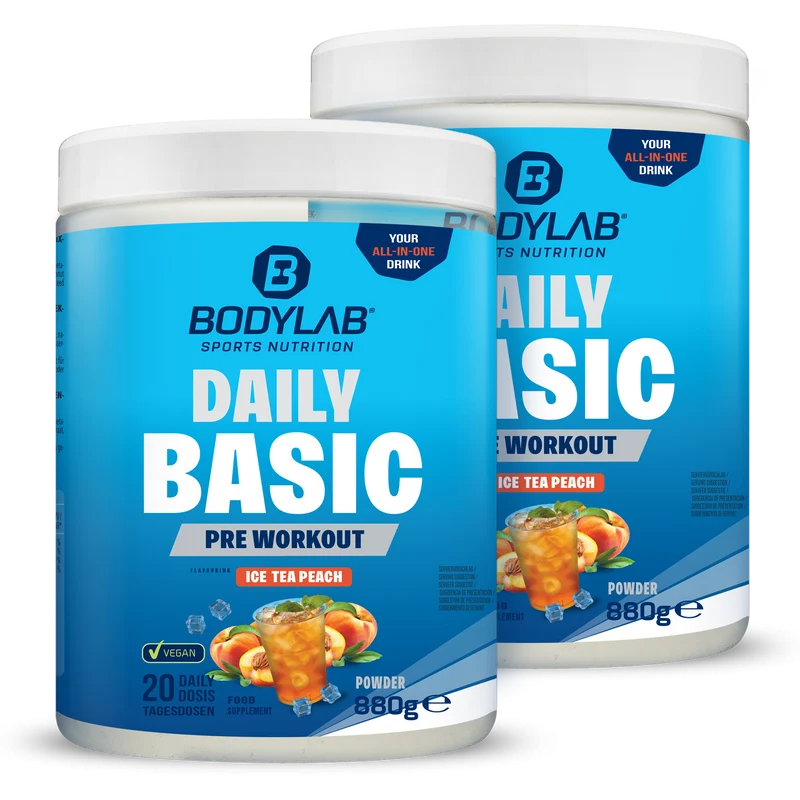 2 x Daily Basic Powder Ice Tea Peach (je 880g)