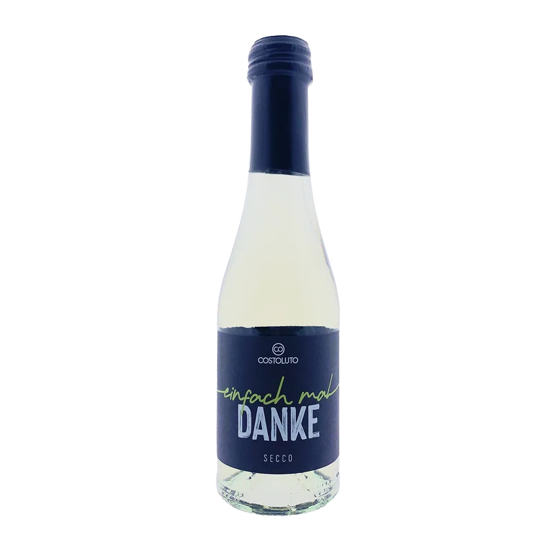 Piccolo-Secco "Einfach mal DANKE" ideal zum Danke-sagen