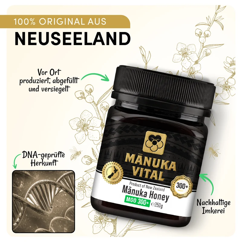 Manuka Vital Honig MGO 300+ (250g)