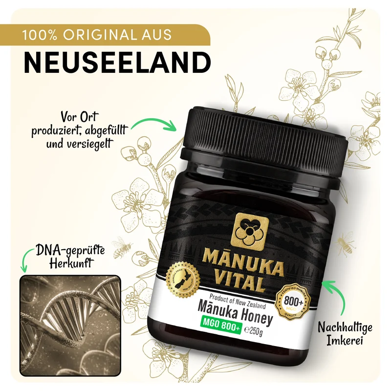 Manuka Vital Honig MGO 800+ (250g)