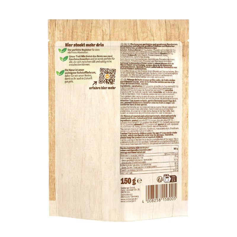 Seeberger Trail-Mix Multipack - 6 x 150 g