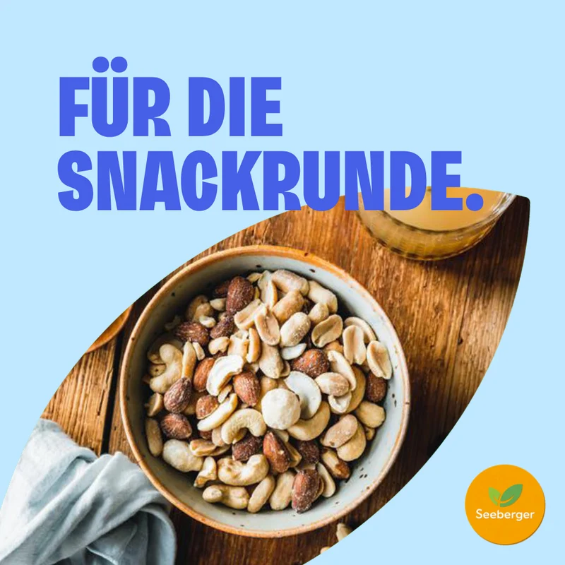 Seeberger Edel-Nuss-Mix Multipack – 6 × 150 g, Snack Vielfalt