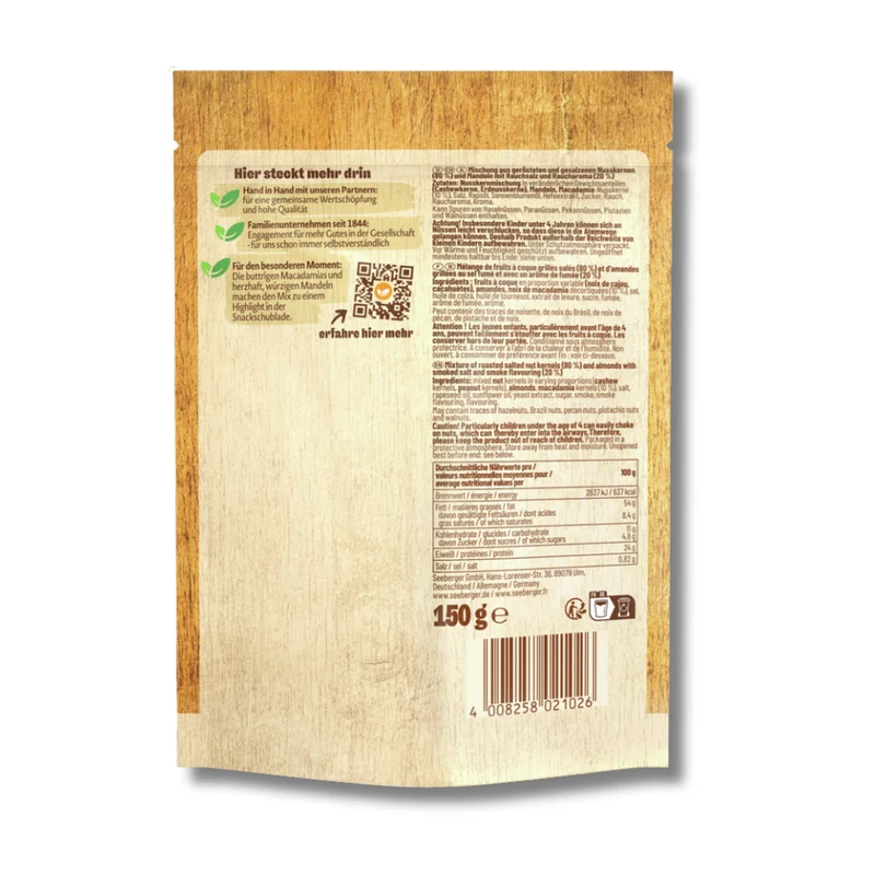 Seeberger Edel-Nuss-Mix Multipack – 6 × 150 g, Snack Vielfalt