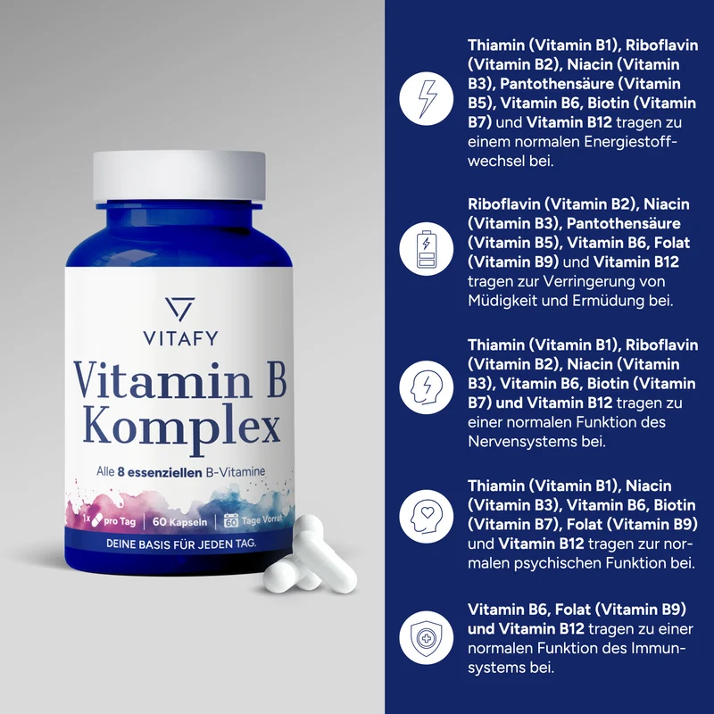 Vitamin B Komplex (60 Kapseln)
