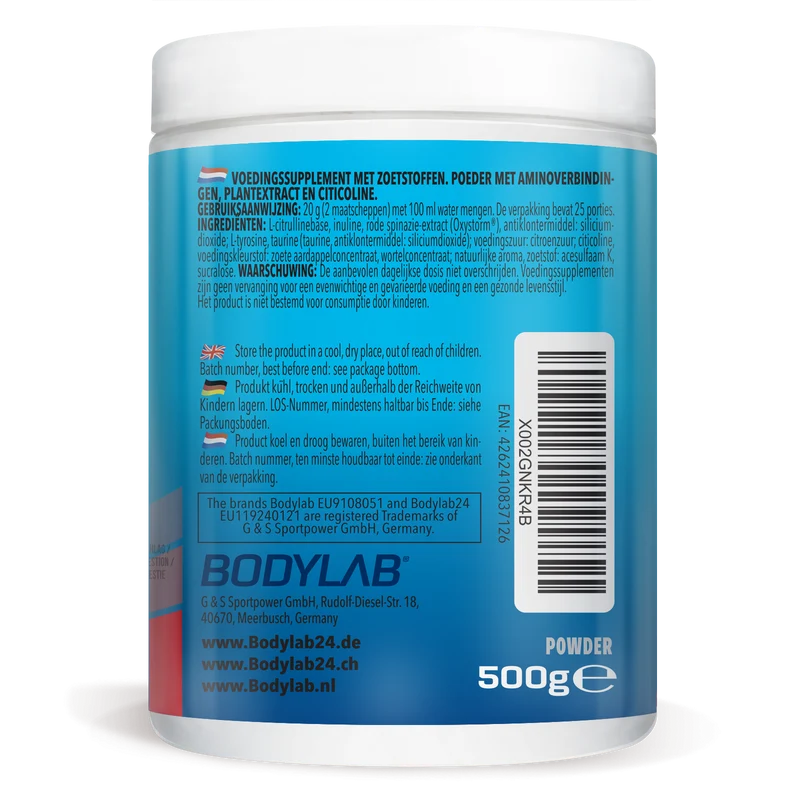 Alpha Storm - OXYSTORM® Pre Workout Blood Orange (500g)