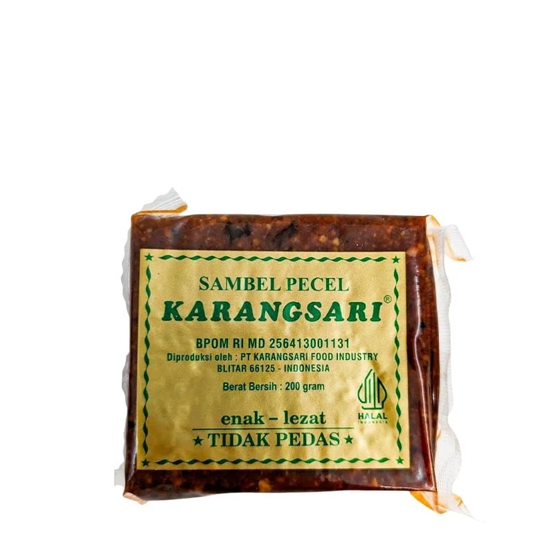 Sambal Pecel Karangsari (Indonesische Erdnusssauce) Mild 200g