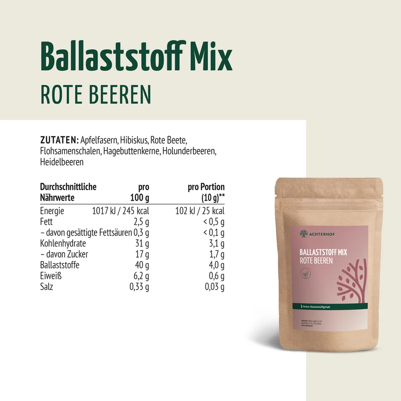 Ballaststoff Drink rote Beeren (250g)