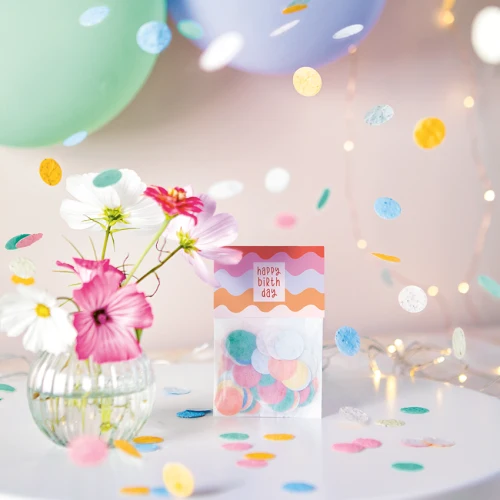 Blumenkonfetti Alles Liebe zum Geburtstag, zur Hochzeit & Prüfung