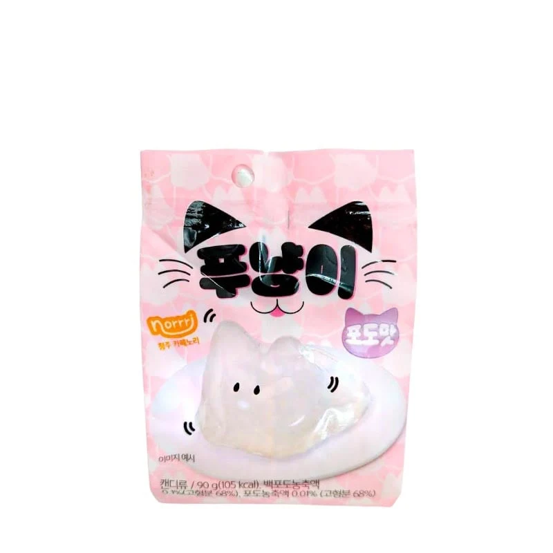 Jiggly Cat Pudding (Punyangi) Gelégodis Traube 90g