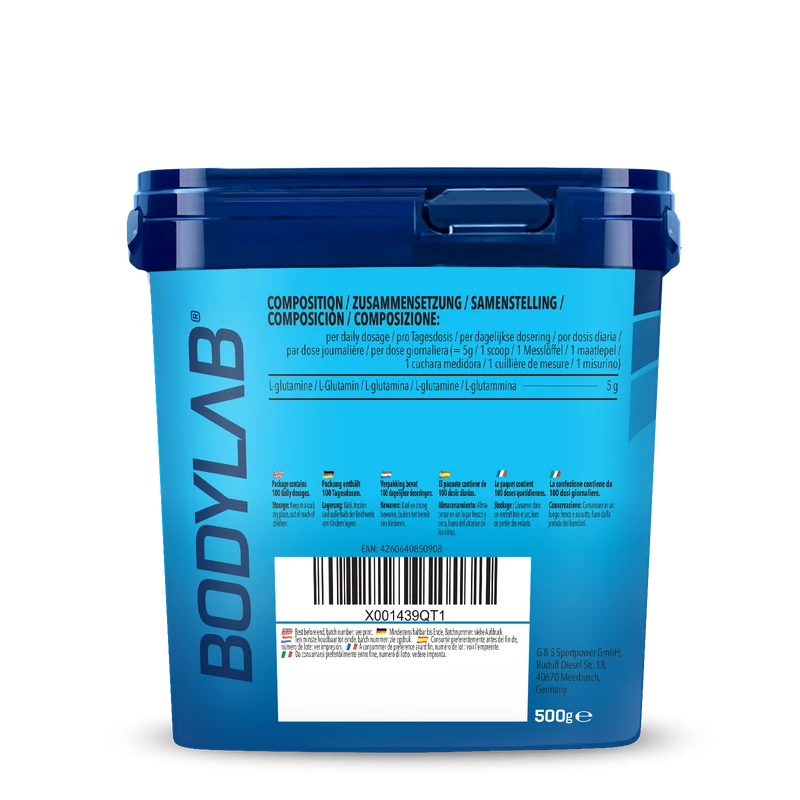 3 x Bodylab24 Glutamin Powder (je 500g)