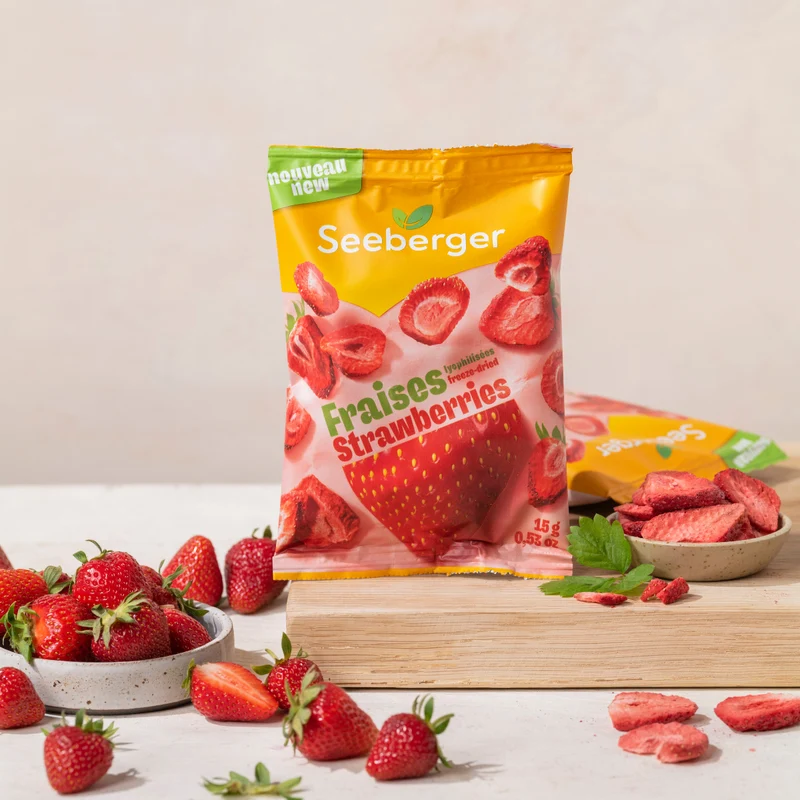 Gefriergetrocknete Erdbeeren