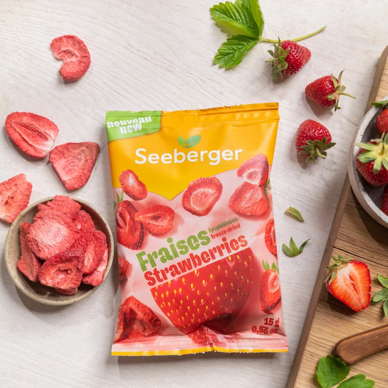 Gefriergetrocknete Erdbeeren