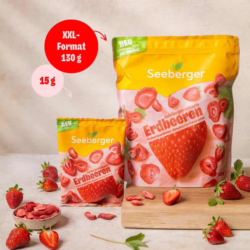 Gefriergetrocknete Erdbeeren